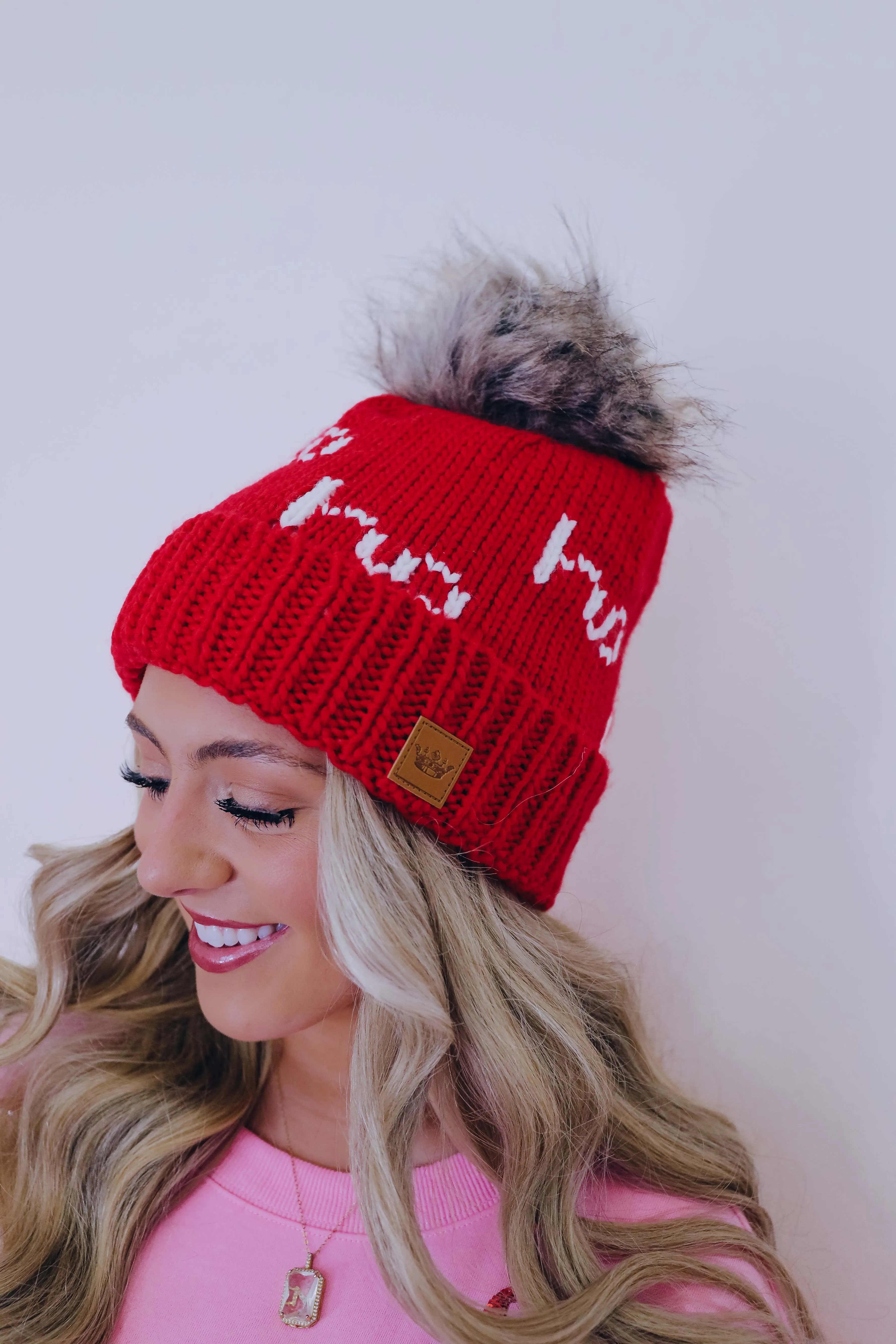 Ho Ho Ho Pom Beanie - 2 Colors