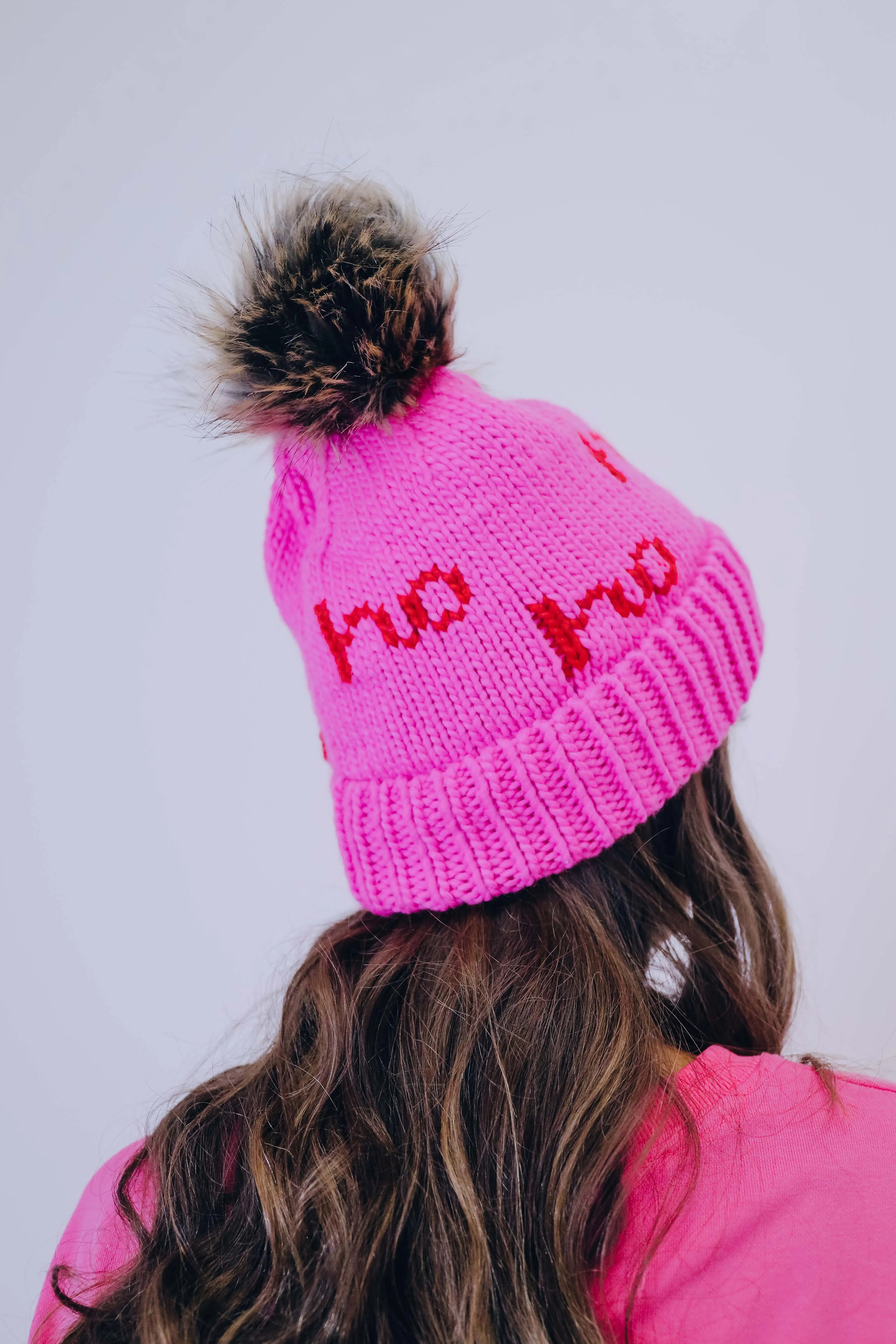Ho Ho Ho Pom Beanie - 2 Colors