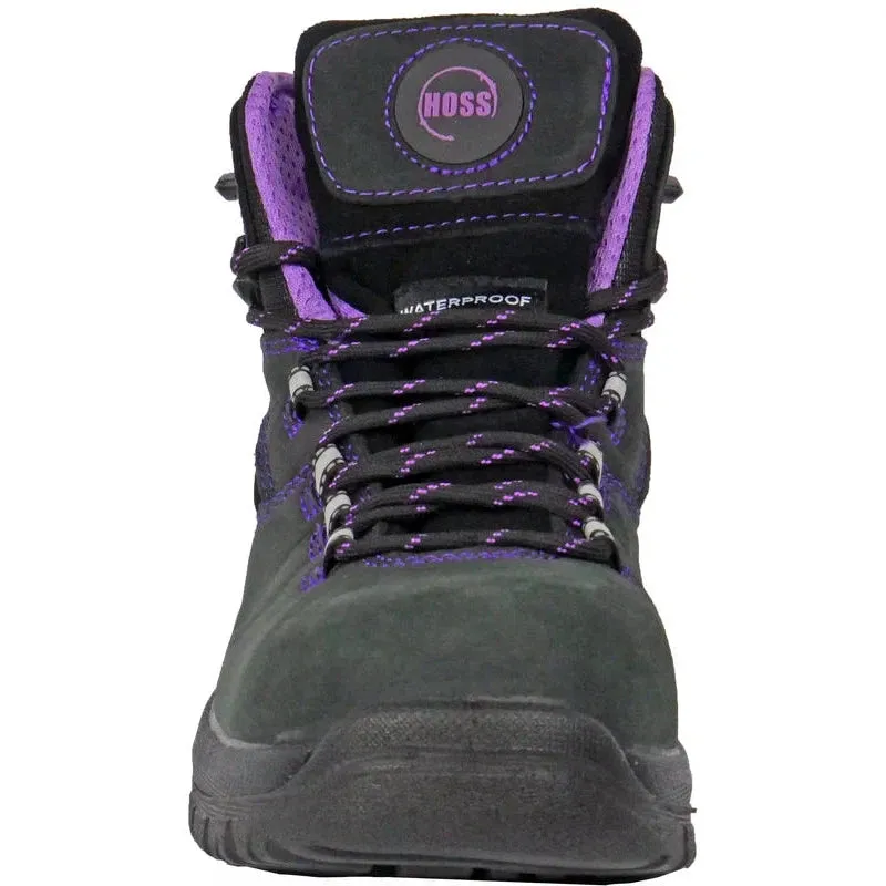 Hoss Women's Lacy 6" Composite Toe Waterproof Puncture Resistant Boot - Black 70120