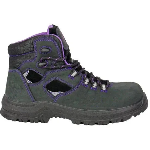 Hoss Women's Lacy 6" Composite Toe Waterproof Puncture Resistant Boot - Black 70120