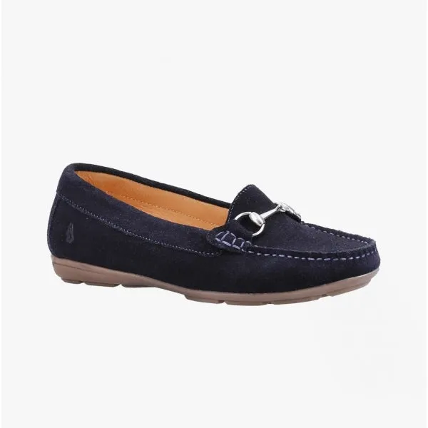 Hush Puppies MOLLY SNAFFLE Womens Loafers Navy