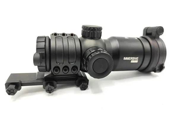 Immersive Optics 5x30 PRO MILDOT RAPID w/MOA ADJ MOUNTS - Extended Eye Relief