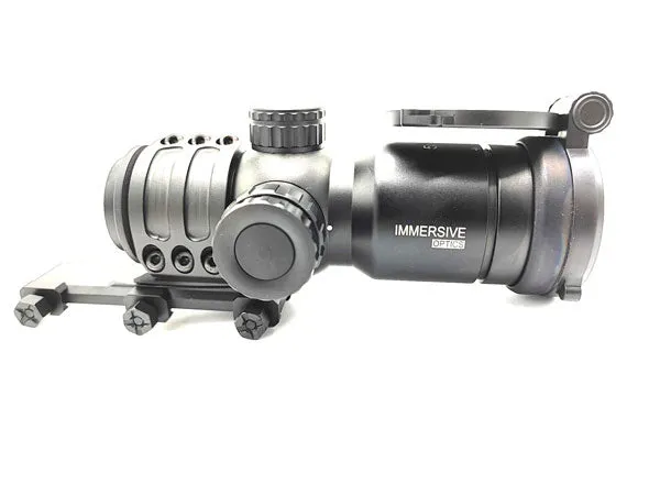 Immersive Optics 5x30 PRO MILDOT w/MOA ADJ MOUNTS - Extended Eye Relief