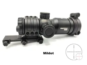 Immersive Optics 5x30 PRO MILDOT w/MOA ADJ MOUNTS - Extended Eye Relief