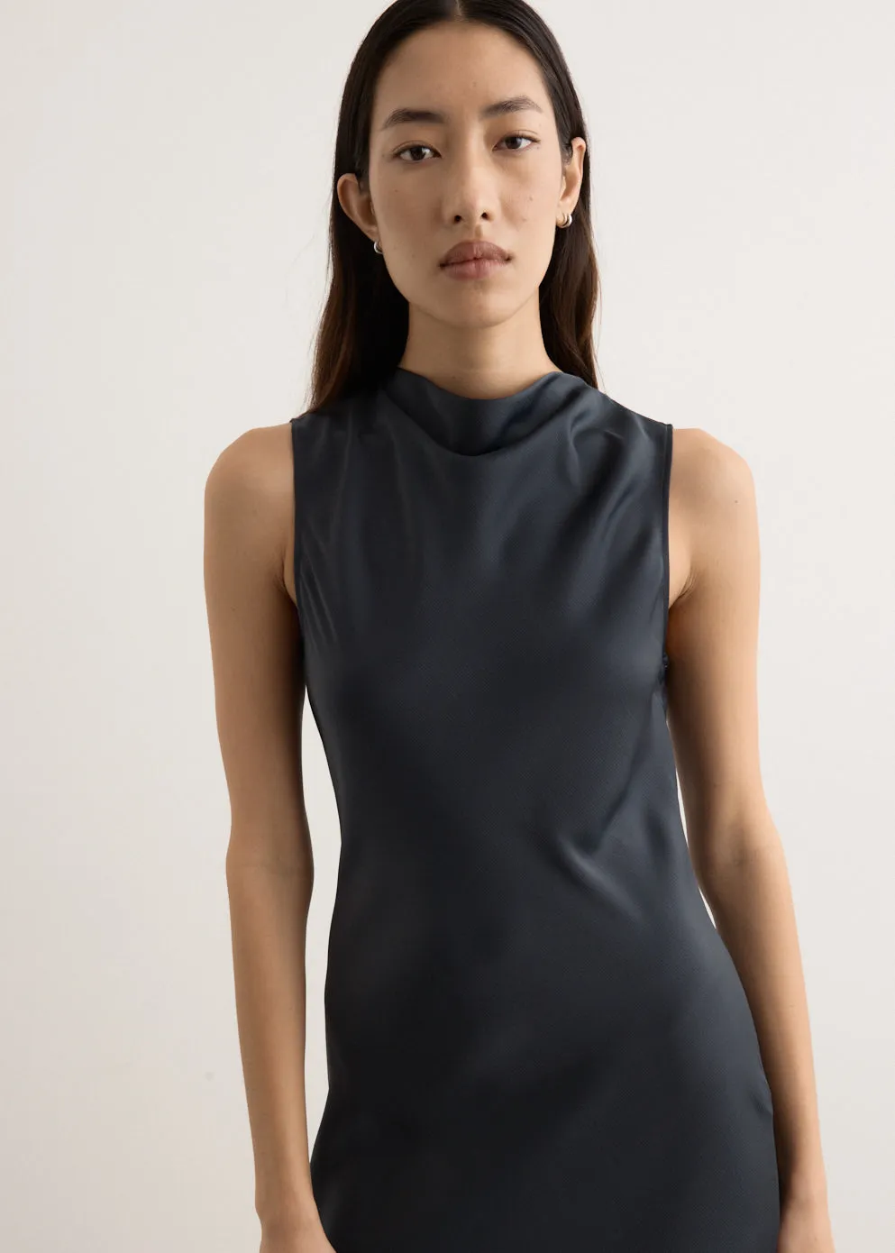 Infinity Cowl Neck Dress