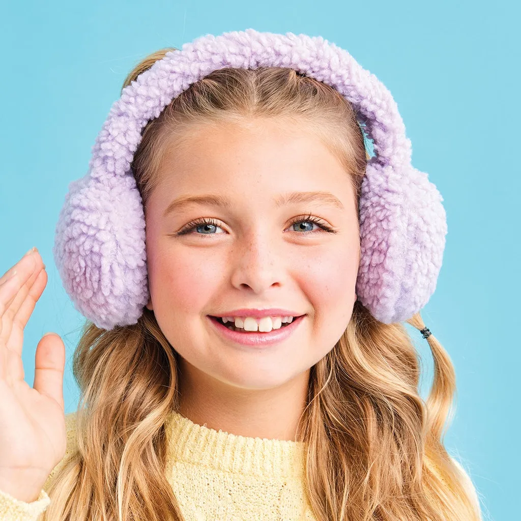 Iscream Purple Sherpa Earmuffs