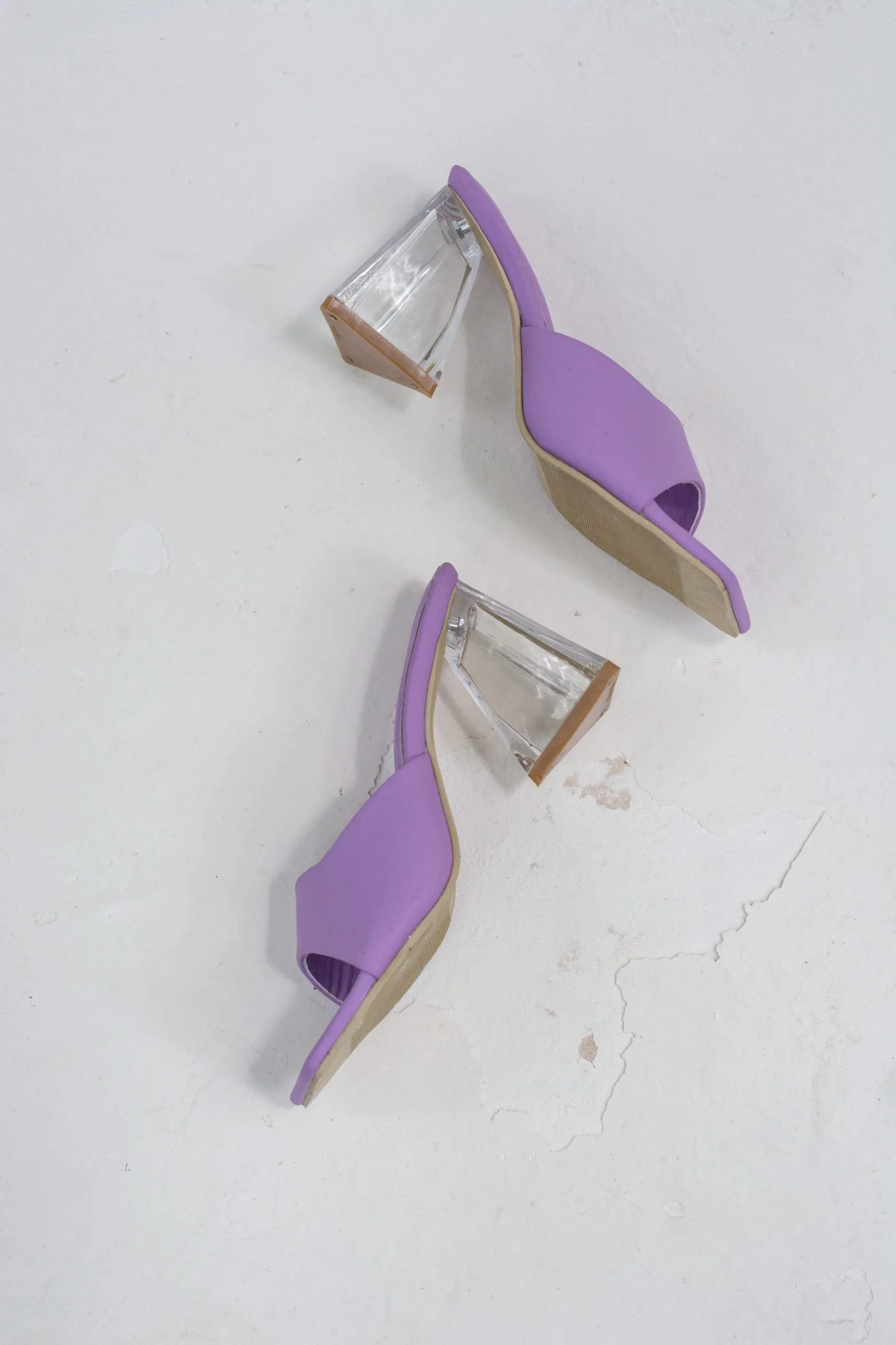 Janet Triangle Mule Heels