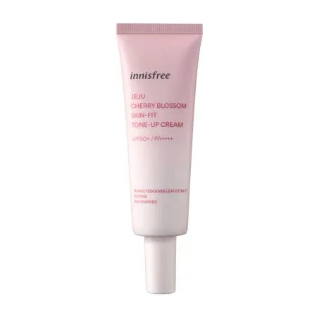 Jeju Cherry Blossom Skin-Fit Tone-Up Cream SPF 50  / PA     (50ml)