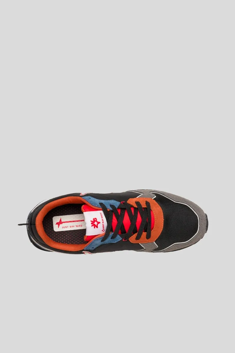 Jet-M Suede Nylon Sole Camouflage - Anthracite Black