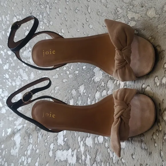 Joie Oleta Suede &amp; Leather Sandal Sz38.5