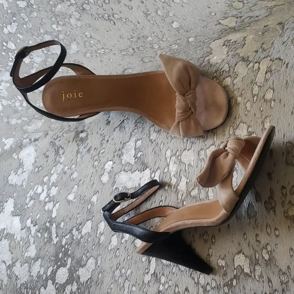 Joie Oleta Suede &amp; Leather Sandal Sz38.5