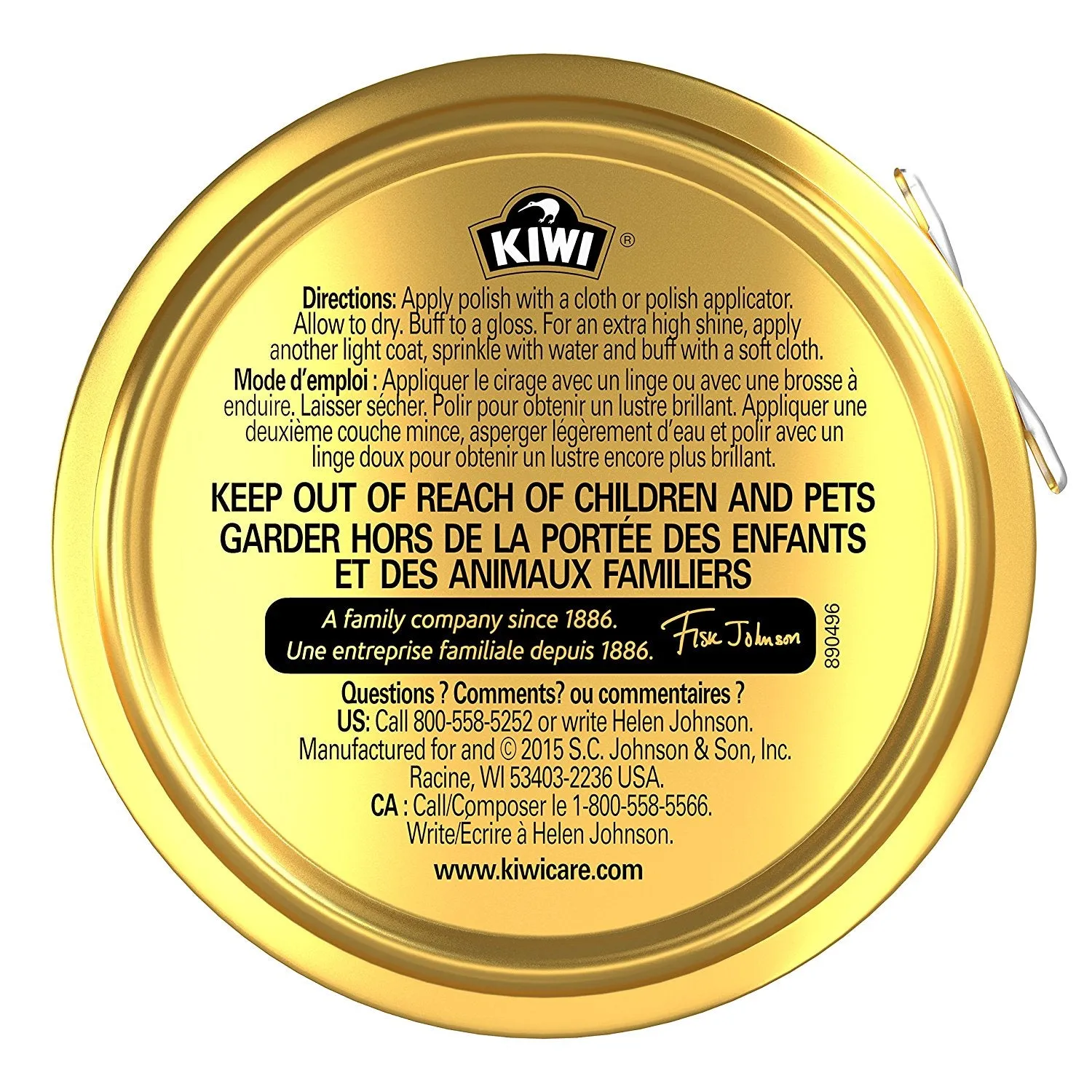 Kiwi Black Parade Gloss Shoe Polish