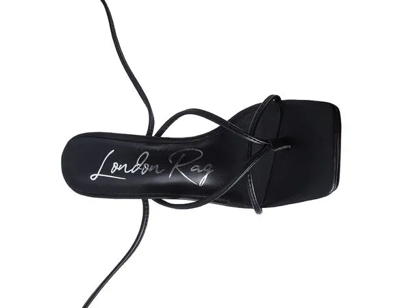 Laced up Block Heel