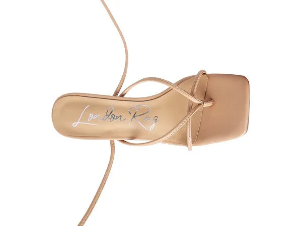 Laced up Block Heel