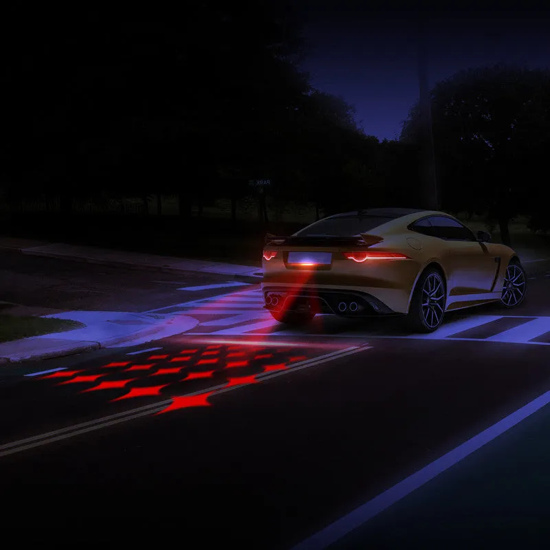 Laser Anti-Collision Rear Car Warning Lamp