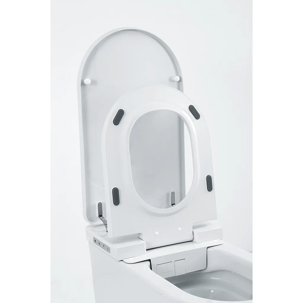 Leipzig One Piece Tankless Lite Smart Toilets - Floor Mount - 15" Ceramic/Ivory White (Final Sale)