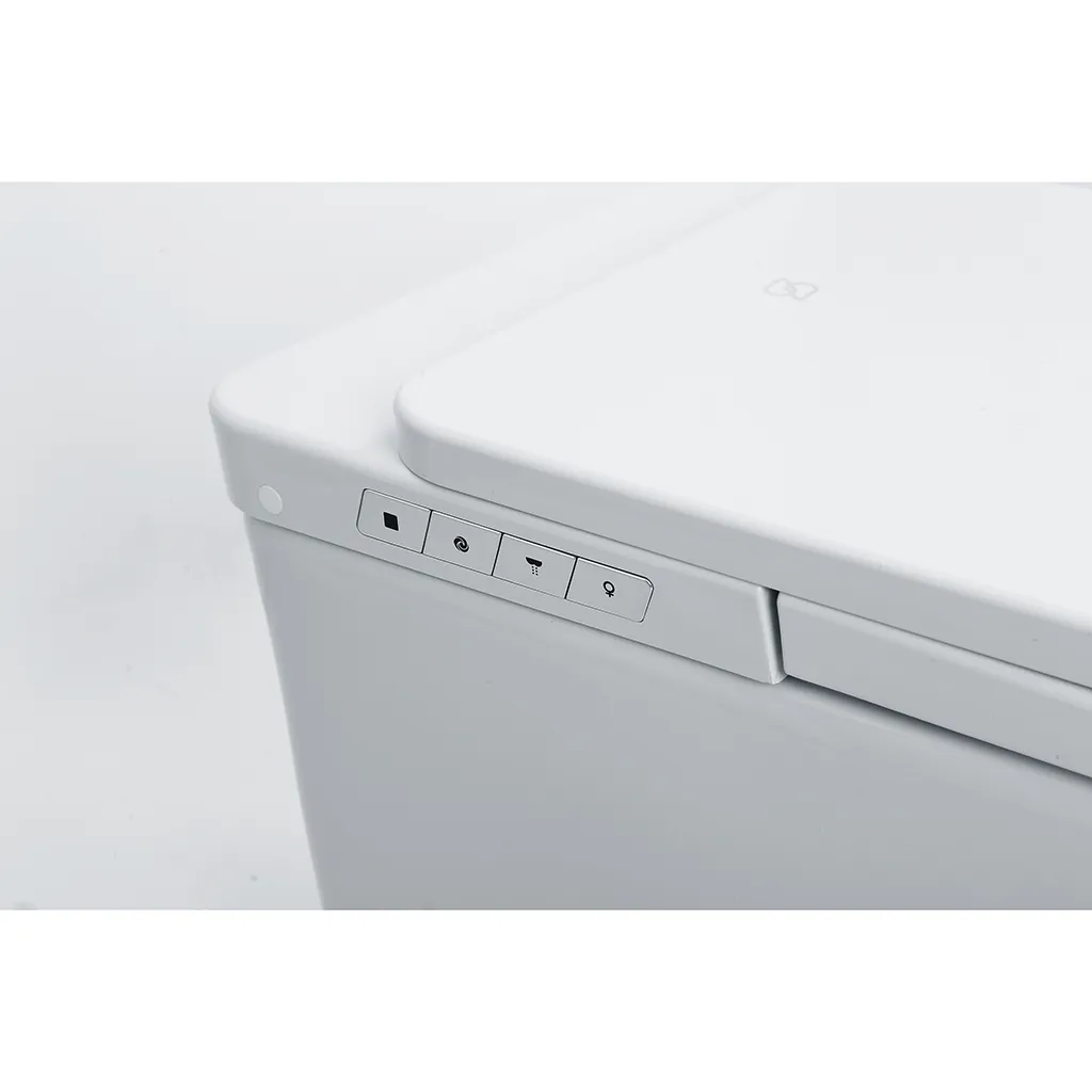 Leipzig One Piece Tankless Luxury Smart Toilets - Floor Mount - 15" Ceramic/Ivory White (Final Sale)
