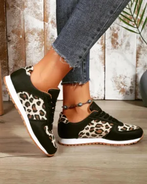 Leopard Print Sneakers