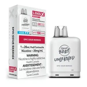 Level X Flavour Beast BOOST Pod - 25K Puffs - Epic Sour Berries