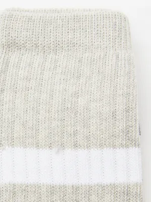 Light Grey Melange Bjarki Cotton Sport Sock