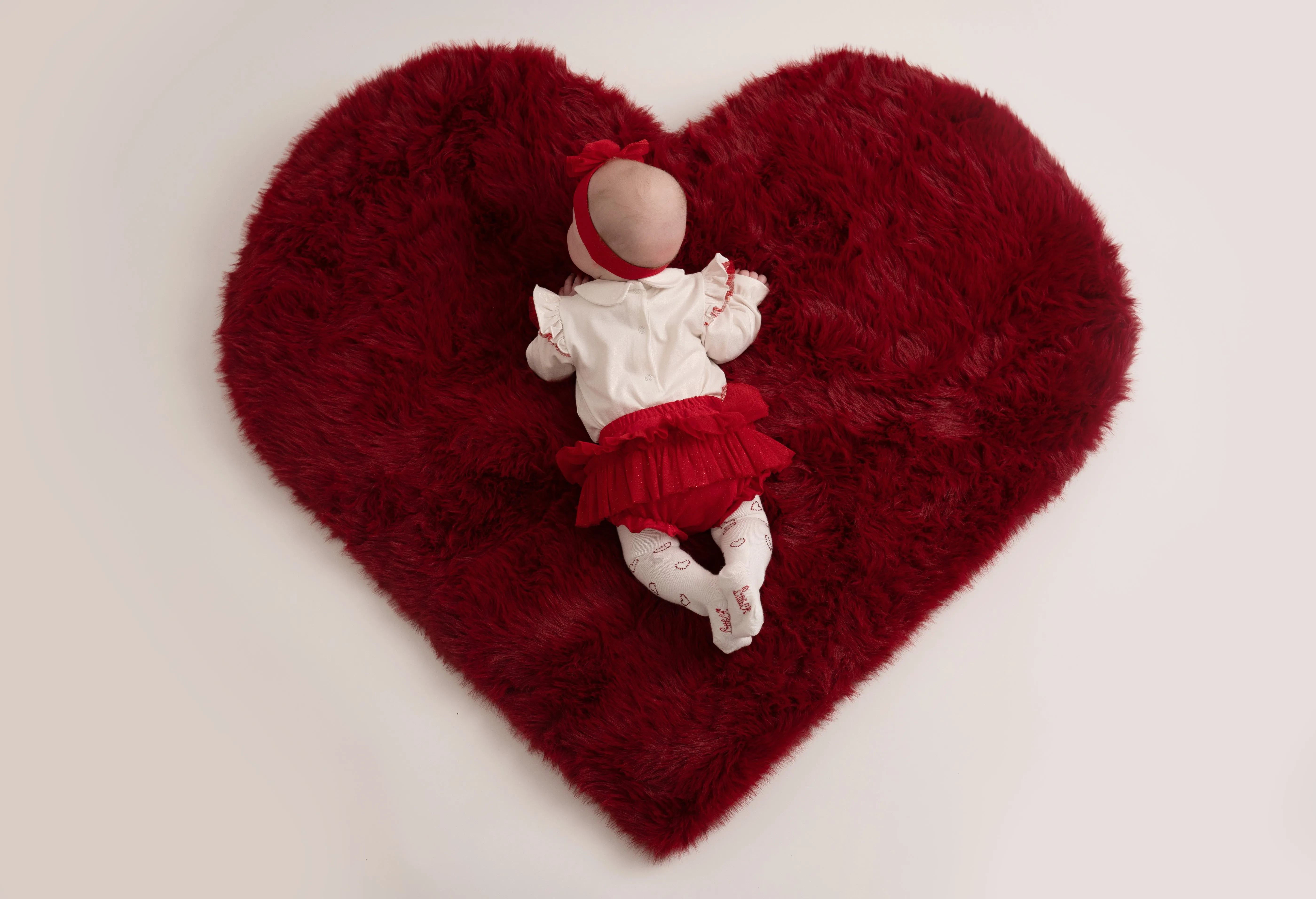 Little A HEIDI Snow White Pom Pom Tulle Jam Pant Set LA24409