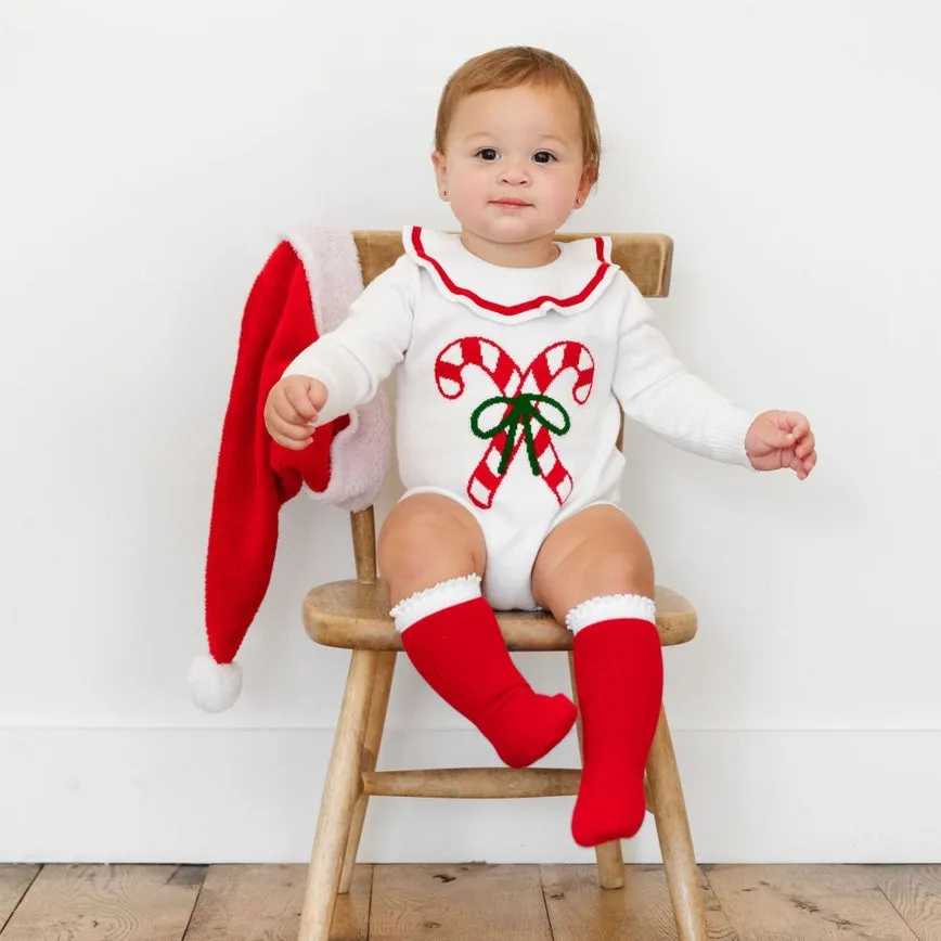 Little Stocking Co Santa Baby Knee High Socks 3-Pack