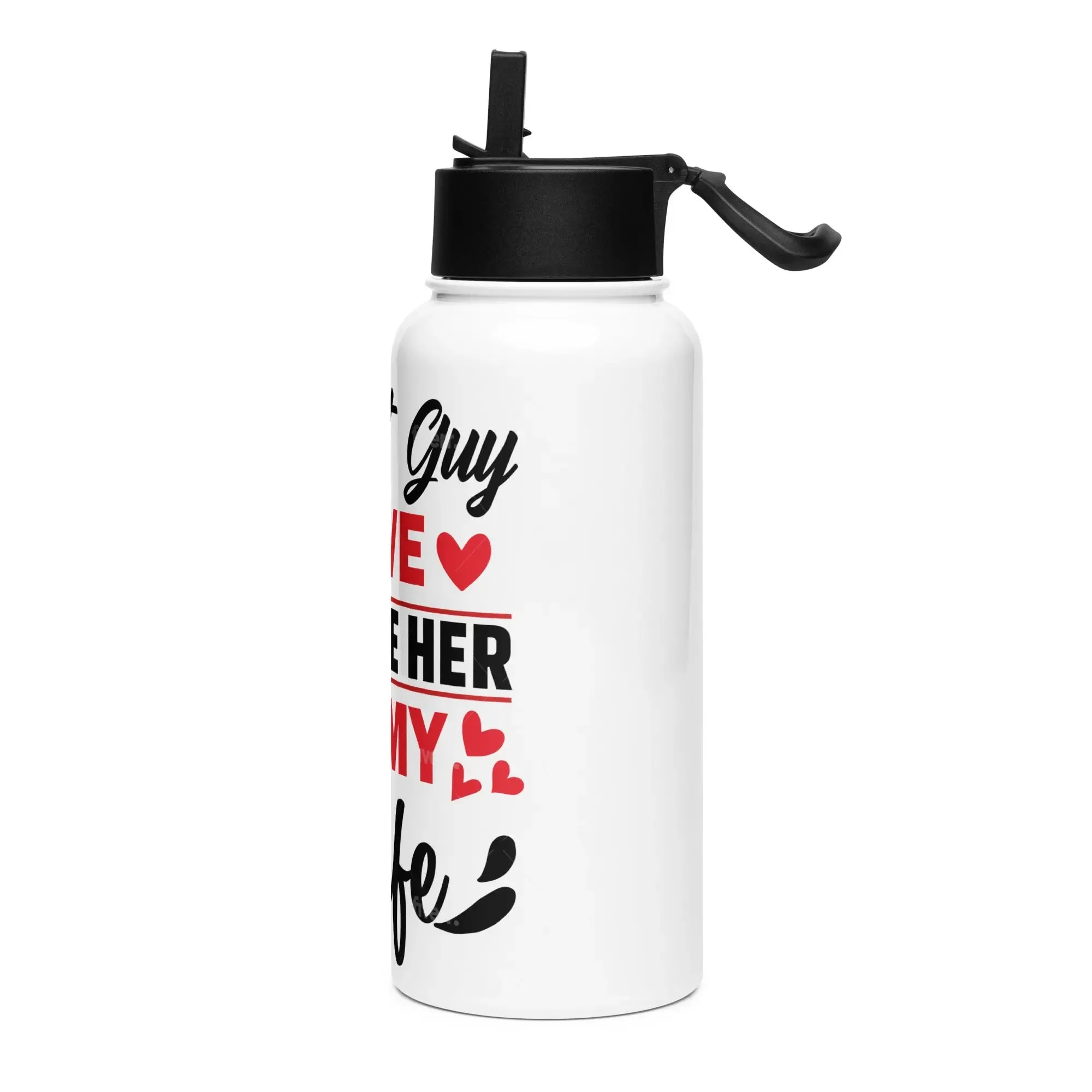 Luckiest Guy Alive Stainless Steel Water Bottle