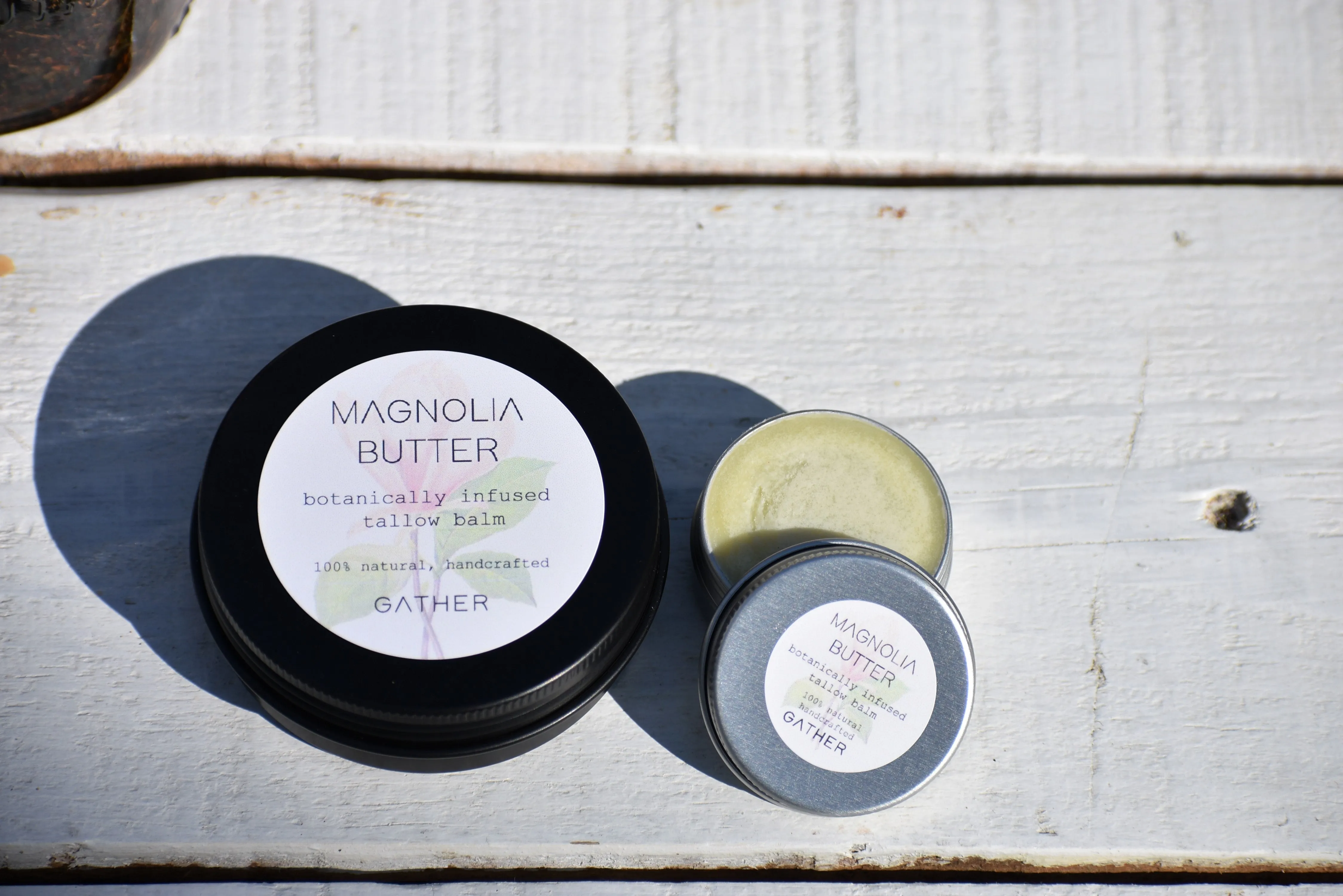 MAGNOLIA BUTTER | herbal infused tallow intensive healing balm |