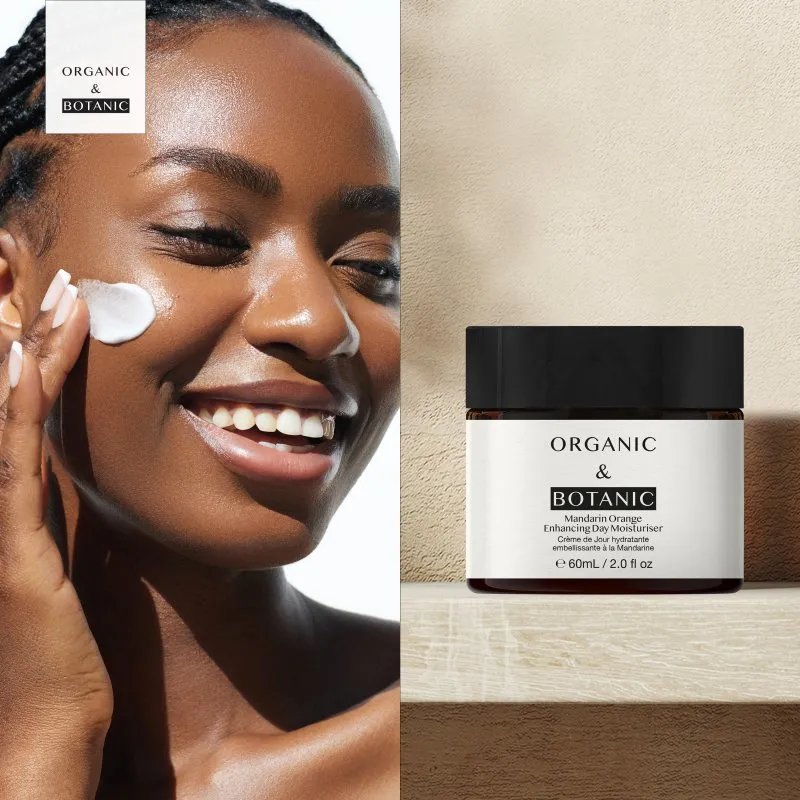 Mandarin Orange Day Moisturizer with Vitamin C & Sea Buckthorn - 60ml - Lightweight Hydration, Antioxidant Protection, & Pollution Defense for Radiant Skin
