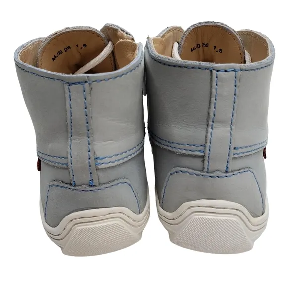 Marc Joseph | NIB West Houston Bootie Light Grey Nobuck Lace Up Leather Boot 1.5
