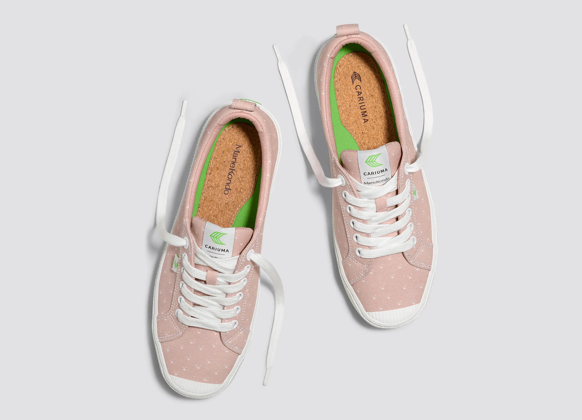 Marie Kondo OCA Low Rose Canvas Contrast Thread Sneaker Men