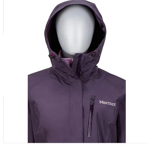 MARMOT “Ramble Comp”Night Shade Purple Hooded Snow Jacket Women’s Size Large