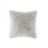 Marselle Faux Fur Square Pillow Snow Leopard