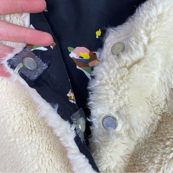 Matilda Jane Reversible Cream Snow Way Faux Fur Vest
