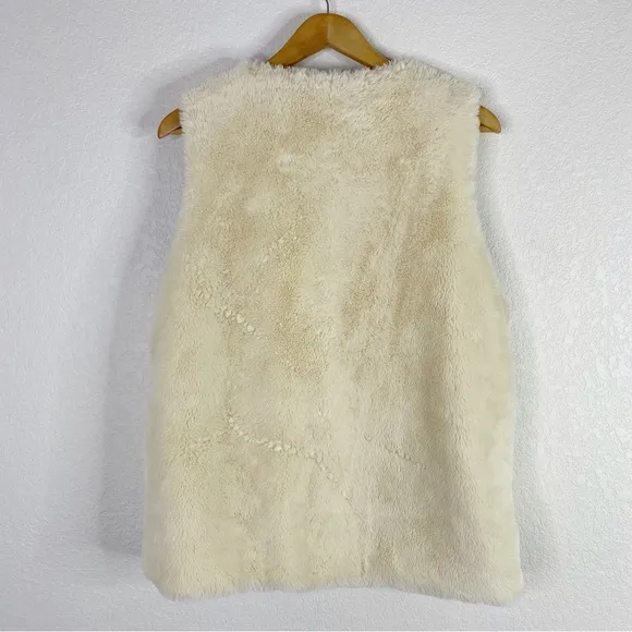 Matilda Jane Reversible Cream Snow Way Faux Fur Vest