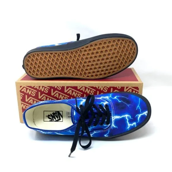 💖MEGA SALE💖VANS Women  VN0A5HZS9FT Authentic Lightning Blue Canvas Lase Up