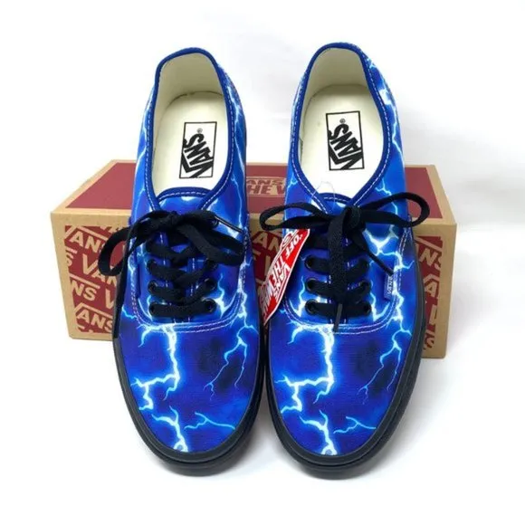 💖MEGA SALE💖VANS Women  VN0A5HZS9FT Authentic Lightning Blue Canvas Lase Up