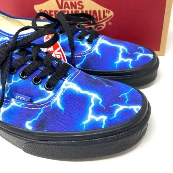 💖MEGA SALE💖VANS Women  VN0A5HZS9FT Authentic Lightning Blue Canvas Lase Up