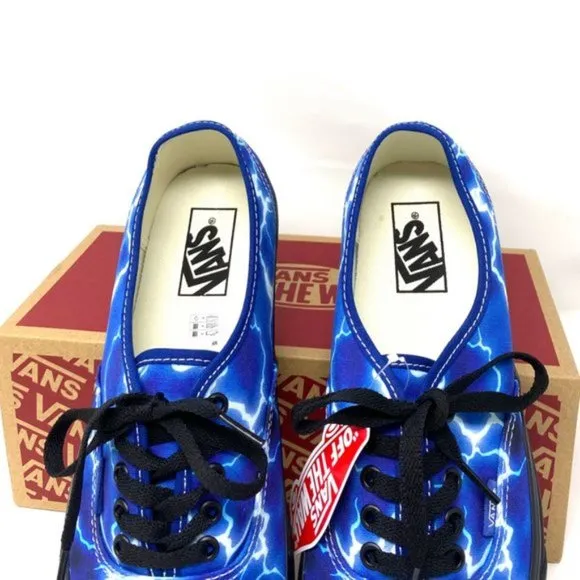 💖MEGA SALE💖VANS Women  VN0A5HZS9FT Authentic Lightning Blue Canvas Lase Up