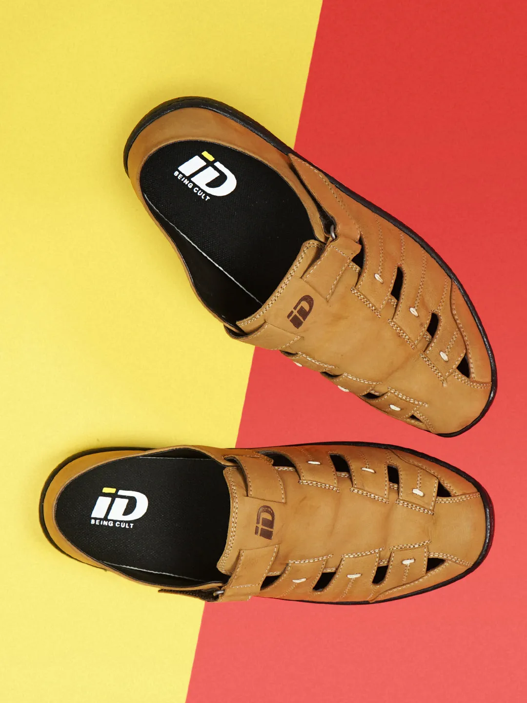 Men's Tan Huarache Sandal (ID4071)
