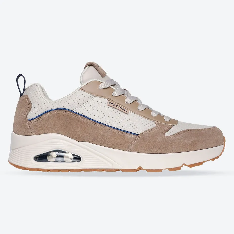 Men's Wide Fit Skechers 183011 Uno Stacre 2.0 Sneakers