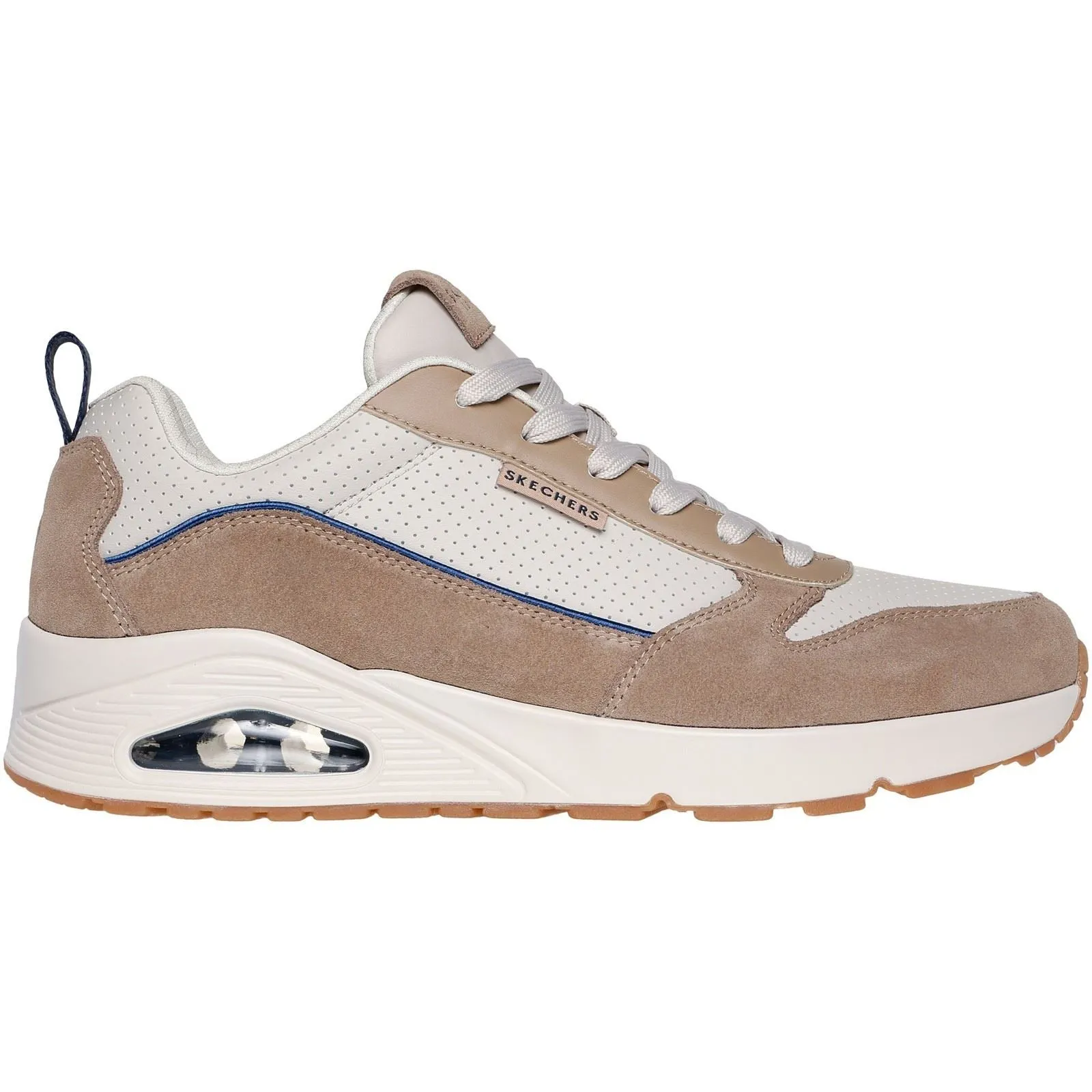 Men's Wide Fit Skechers 183011 Uno Stacre 2.0 Sneakers
