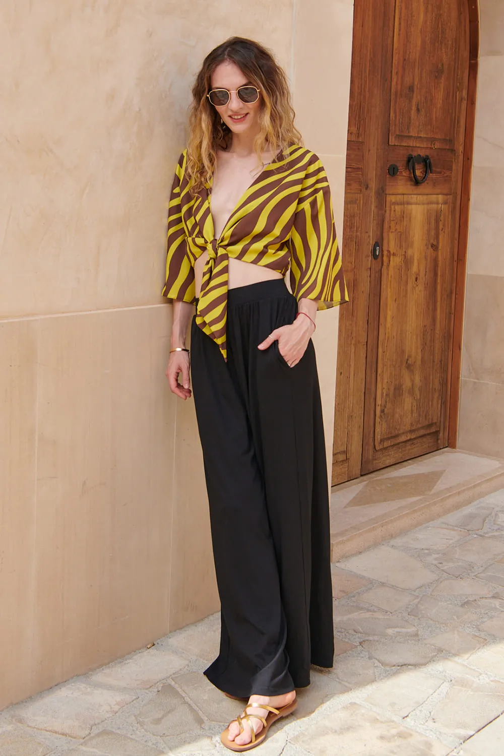 Moon Raising wide trousers