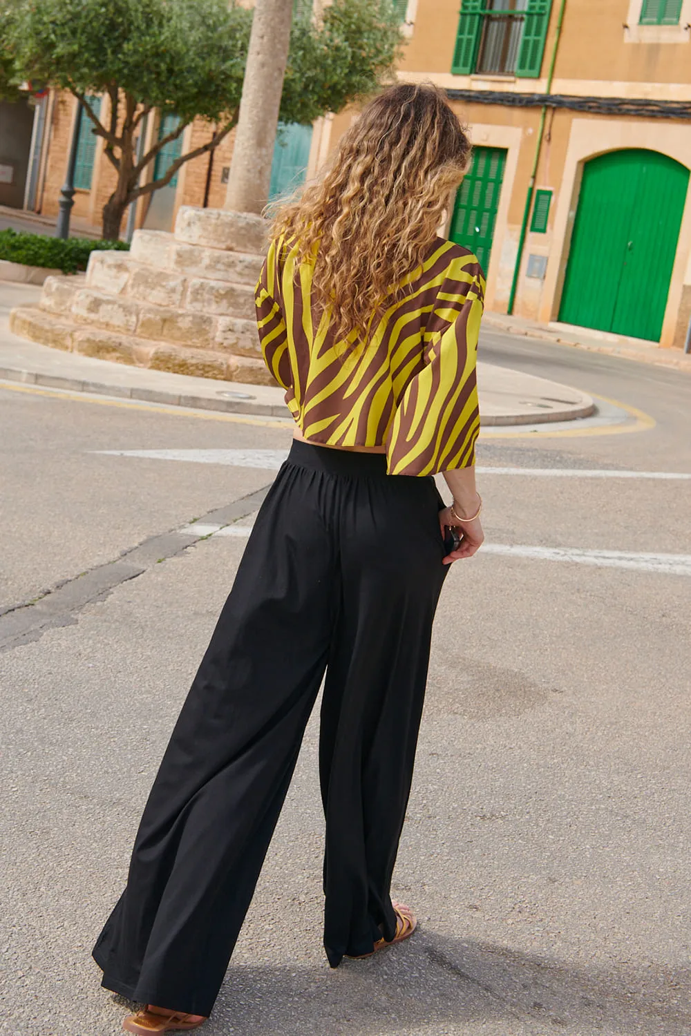 Moon Raising wide trousers