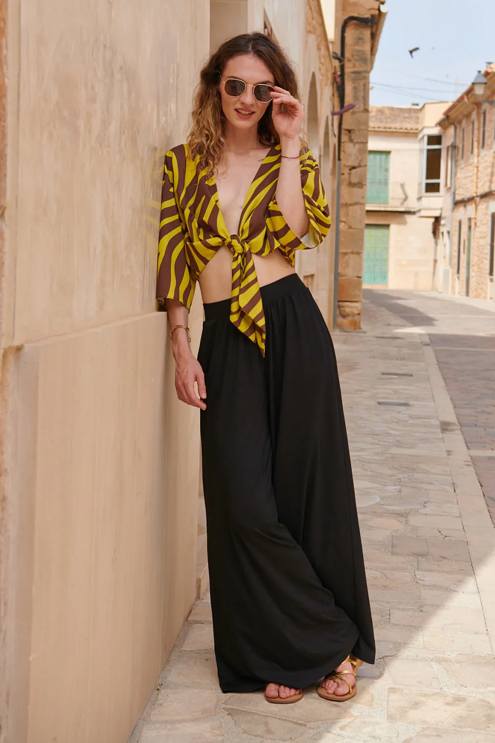 Moon Raising wide trousers