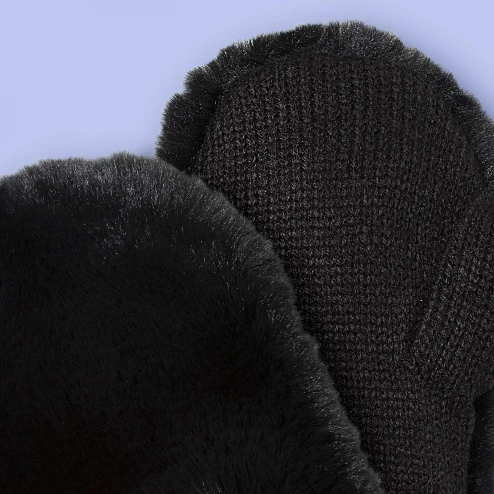 More Than Magic Girls' Winter Collection Faux Fur Mittens