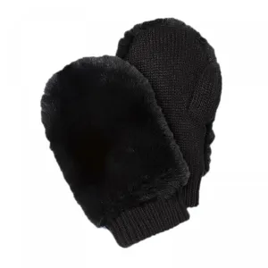 More Than Magic Girls' Winter Collection Faux Fur Mittens