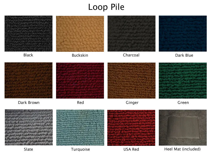 Moulded carpet or vinyl for Ford, Escort, Mk II (1975 - 1980), COUPE