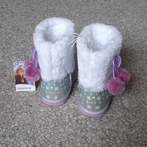 New Disney Frozen 2 Faux Shearling Winter Boot.