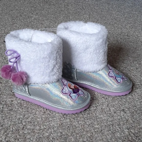 New Disney Frozen 2 Faux Shearling Winter Boot.
